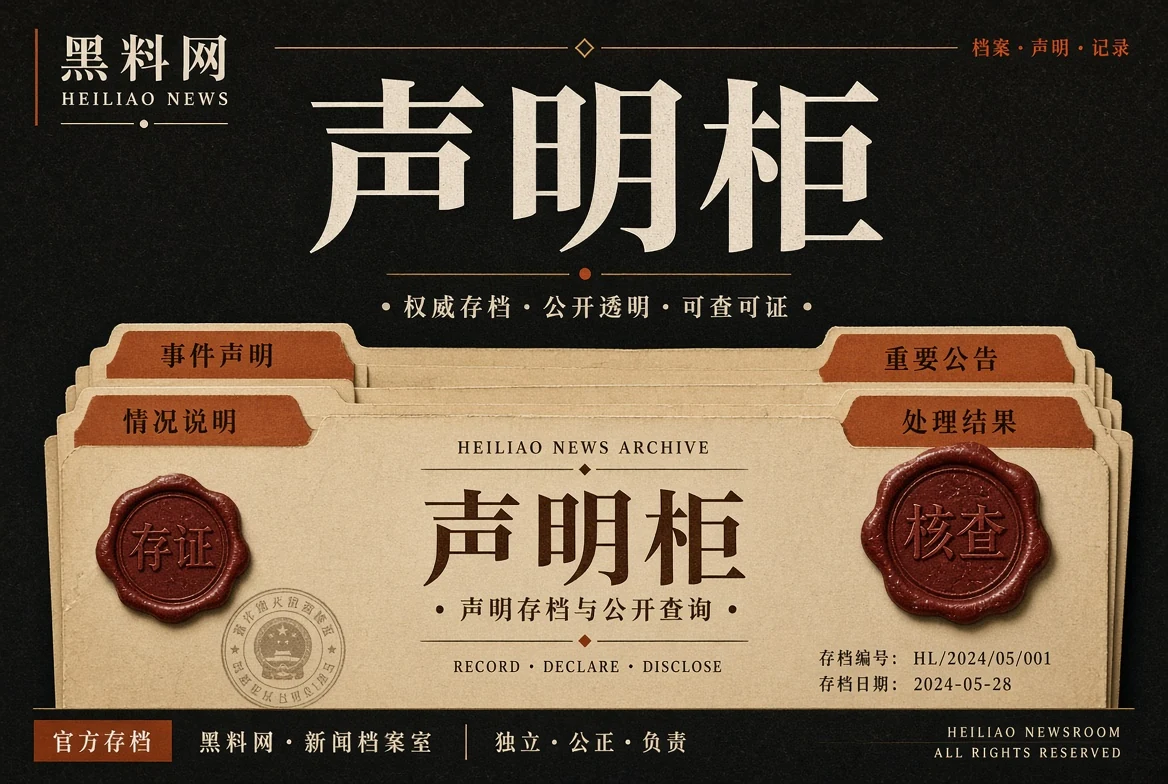 声明柜公开表述主题视觉